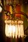 Lámpara de araña grande con borlas de bronce y cristal de Baccarat. Juego de 3, Imagen 14