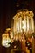 Large Bronze and Crystal Tassel Chandelier from Baccarat, Set of 3, Image 9