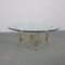 Brass Structure Table with Glass Top, Image 14