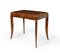 Art Deco Walnut Sabre Leg Side Table, Image 1