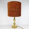 Brass Table Lamps with Retro Shades, 1960s, Set of 2 3