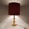 Brass Table Lamps with Retro Shades, 1960s, Set of 2, Image 9