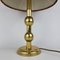 Brass Table Lamps with Retro Shades, 1960s, Set of 2, Image 7