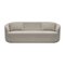 Gebogenes Cottonflower Sofa aus Quinoa Stoff von Kabinet 1