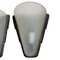 French Art Deco Frosted Glass Sconces from CVV Vianne, Set of 2 4