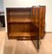 Art Deco Bar Sideboard, Walnut Veneer, Nickel, Marble, France, circa 1930, Image 10