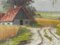 Französische Landschaft, Mitte des 20. Jahrhunderts, Öl auf Leinwand 3