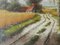 Vista de la campiña francesa, mediados del siglo XX, óleo sobre lienzo, Imagen 7