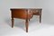 Art Deco French Oak and Leather Desk, 1940s 12