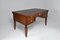 Art Deco French Oak and Leather Desk, 1940s 11