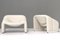Bouclé Upholstery Groovy Armchairs by Pierre Paulin for Artifort, 1970s, Set of 2, Image 2