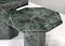 Italian Green Marble Coffee Side Tables, 1970s, Set of 2 7