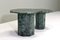 Italian Green Marble Coffee Side Tables, 1970s, Set of 2 3