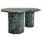 Italian Green Marble Coffee Side Tables, 1970s, Set of 2 1