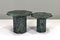 Italian Green Marble Coffee Side Tables, 1970s, Set of 2 5