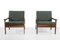 Rosewood Wooden Capella Armchairs by Illum Wikkelsø, Set of 2 3