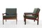 Rosewood Wooden Capella Armchairs by Illum Wikkelsø, Set of 2 1