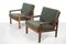 Rosewood Wooden Capella Armchairs by Illum Wikkelsø, Set of 2, Image 4