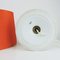 Orange and White Earthenware Table Lamp by Rosenthal, 1970s, Image 6