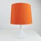 Orange and White Earthenware Table Lamp by Rosenthal, 1970s 2