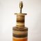 Italienische Tischlampe aus Keramik in Orange & Braun von Aldo Londi für Bitossi, 1960er 7