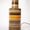Italienische Tischlampe aus Keramik in Orange & Braun von Aldo Londi für Bitossi, 1960er 2
