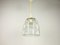 Mid-Century Iron and Bubble Glass Pendant Lamp by Glashütte Limburg, 1960s, Image 15