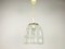 Mid-Century Iron and Bubble Glass Pendant Lamp by Glashütte Limburg, 1960s 17