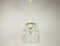 Mid-Century Iron and Bubble Glass Pendant Lamp by Glashütte Limburg, 1960s 18