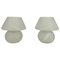 Italian Glass Mushroom Table Lamps, 1980s, Set of 2, Image 1