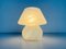 Italienische Mushroom Tischlampen aus Glas, 1980er, 2er Set 7