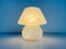 Lampes de Bureau Champignon en Verre, Italie, 1980s, Set de 2 7