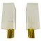 German Brass and Glass Sconces, 1960s, Set of 2, Image 1