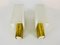 German Brass and Glass Sconces, 1960s, Set of 2 2