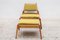German Hunting Lounge Chairs & Ottoman from Werkstätten Hellerau, 1950s, Set of 2 3