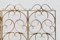 Wrought Iron Decorative Gilt Folding Screen, Italy, 1950s 6