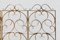 Wrought Iron Decorative Gilt Folding Screen, Italy, 1950s, Image 6