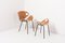 Chair and Stool by Olof Kettunen for Merivaara, Finland, 1950s, Set of 2 12