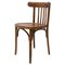 Beech Bentwood Chair from Thonet, 1950s, Image 1