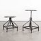 Low Industrial Swivelling Stools from Nicolle, 1940s 5
