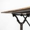 French Stone Top Cast Iron Bistro Table, 1930s, Image 6