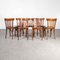 Curved Bentwood Dining Chairs by Marcel Breuer for Luterma, 1950s, Set of 7 3