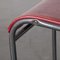 Upholstered Tubular Metal Dining Chairs from PEL, 1950s, Set of 8 13