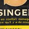 Cartel publicitario Singer Dealer, años 50, Imagen 6