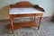 Antique Mahogany Dressing Table with Marble Top, Image 1