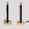 Black Acrylic Glass and Brass Table Lamps from Frigerio, Set of 2, Image 3