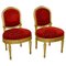 Louis XVI Salon Chairs, France, 1860, Set of 2 1