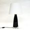 Rd1323 Black Glass Table Lamp by Carl Fagerlund for Orrefors, Sweden, 1960s 3