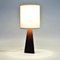 Lampe de Bureau Nordique en Similicuir Marron, 1950s 6