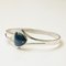 Blue Stone Silver Bracelet by Victor Jansson, Sweden, 1966, Image 4